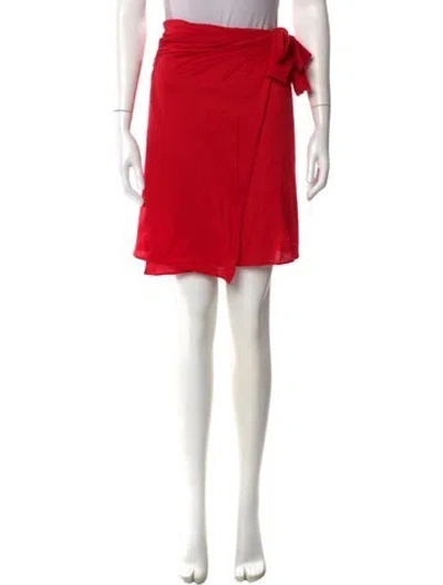 Pre-owned Eres Knee-length Skirt In Red