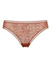 Eres Lace-pattern Briefs In Brown