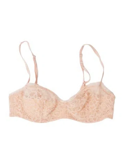 Pre-owned Eres Lace Pattern Pajamas In Pink