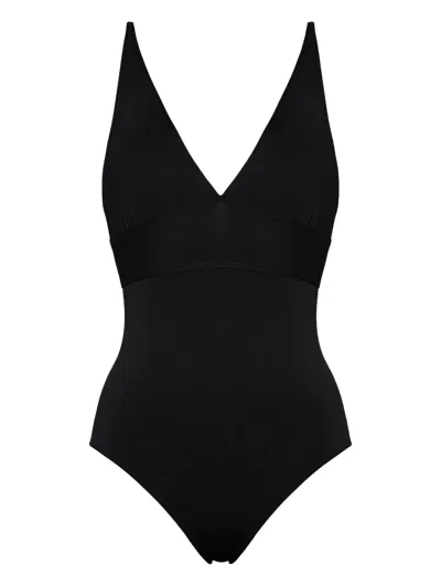 Eres Larcin V-neck Swimsuit In Black