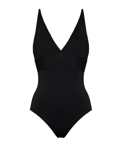 Eres Larcin V-neck Swimsuit In Black