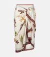 Eres Latte Cotton And Silk Beach Cover-up