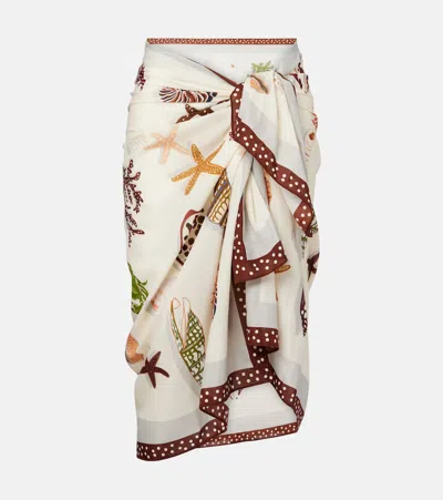Eres Latte Cotton And Silk Beach Cover-up In Sand