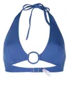 Eres Leandra Triangle Bikini Top In Blue