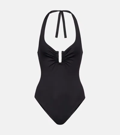 Eres Legendaire Halterneck Swimsuit In Black