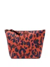 Eres Leopard-print Beach Pouch In Brown