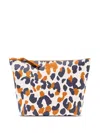 Eres Leopard-print Beach Pouch In White