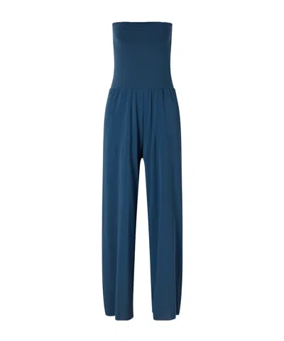 Eres Les Essentiels Dao Convertible Stretch-jersey Jumpsuit In Blue