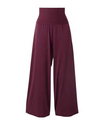 Eres Les Essentiels Dao Convertible Stretch-jersey Jumpsuit In Burgundy