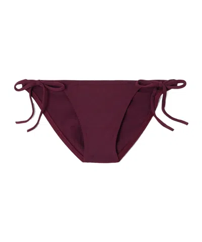 Eres Les Essentiels Malou Bikini Briefs In Burgundy