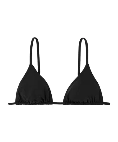 Eres Les Permanents Mouna Triangle Bikini Top In Black