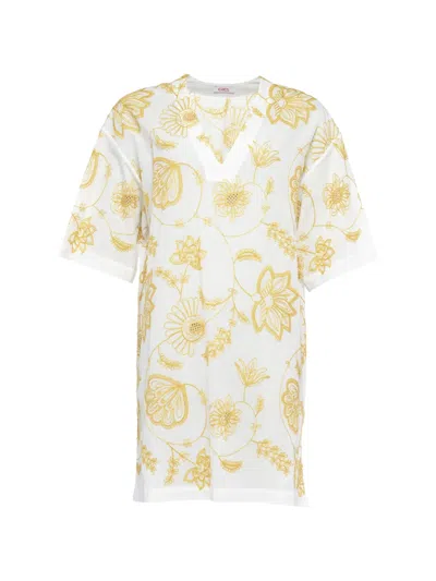 Eres Levia V-neck Mini Dress In Yellow