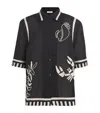Eres Linen Embroidered Button-up Shirt