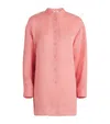 Eres Exact Linen Shirt In Pink