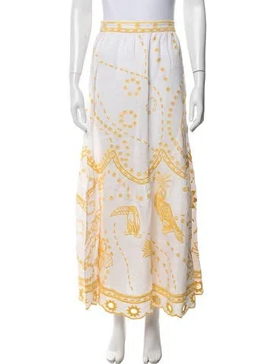 Pre-owned Eres Linen Long Skirt In Multi