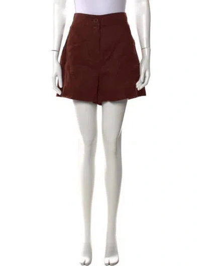 Pre-owned Eres Linen Mini Shorts In Pink