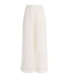Eres Linen Select Wide-leg Trousers In White