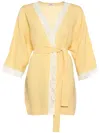 Eres Linen Top In Yellow