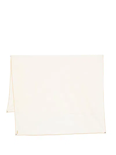 Eres Logo-embroidered Scarf In White