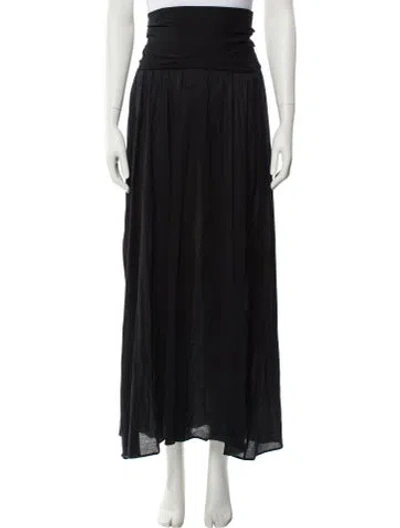 Pre-owned Eres Long Skirt In Black