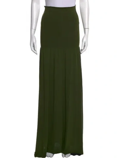 Pre-owned Eres Long Skirt In Green