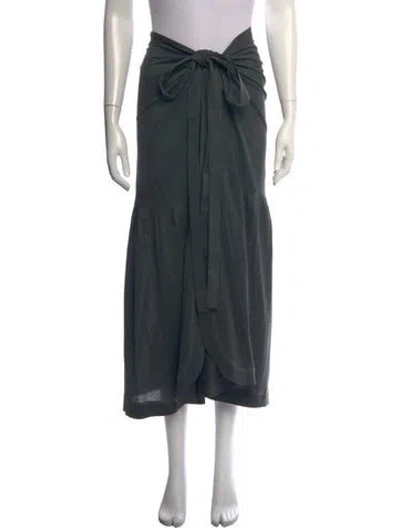 Pre-owned Eres Long Skirt In Green