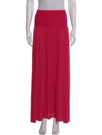 Pre-owned Eres Long Skirt In Pink