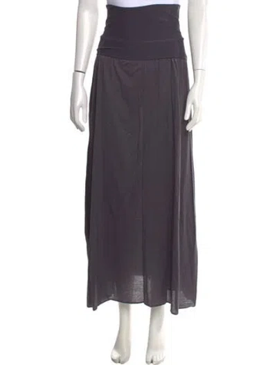Pre-owned Eres Long Skirt In Purple