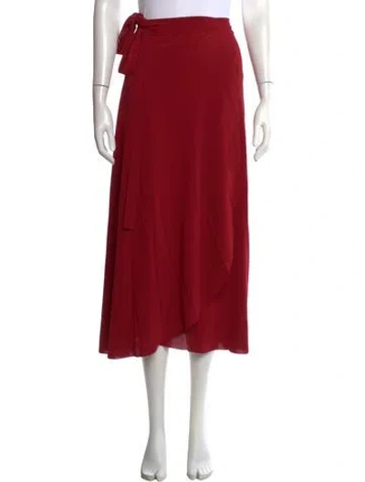 Pre-owned Eres Long Skirt W/ Tags In Red
