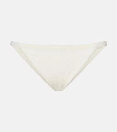 Eres Look Jacquard Bikini Bottoms In White