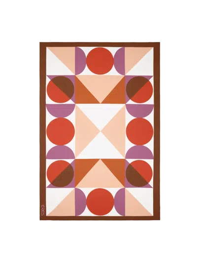 Eres Luisa Geometric-print Sarong In Multi