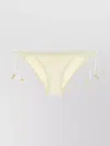 Eres Luxe Low-rise Bikini Bottoms With Gold Accents In Neutral