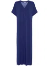 Eres Luz Beach Dress In Blue