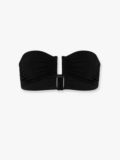 Eres Lycra Bikini Top In Black