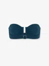 Eres Show Strapless Bikini Top In Gray