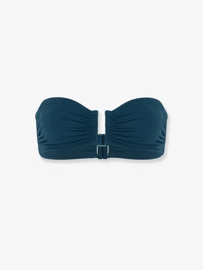 Eres Lycra Bikini Top In Blue