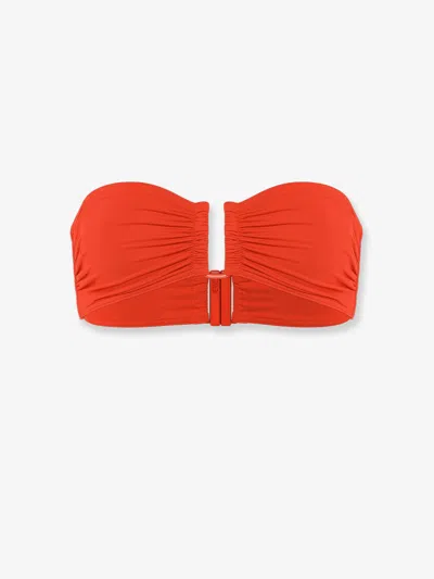 Eres Lycra Bikini Top In Red