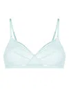 Eres Lydia Soyeuse Triangle-cup Bra In Blue
