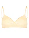 Eres Lydia Soyeuse Triangle-cup Bra In Yellow