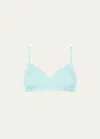 Eres Lydia Soyeuse Wireless Recycled Jersey Bra In Ciel De Jour
