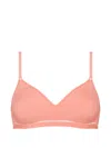 Eres Lydia Soyeuse Wireless Triangle Bra In Brown