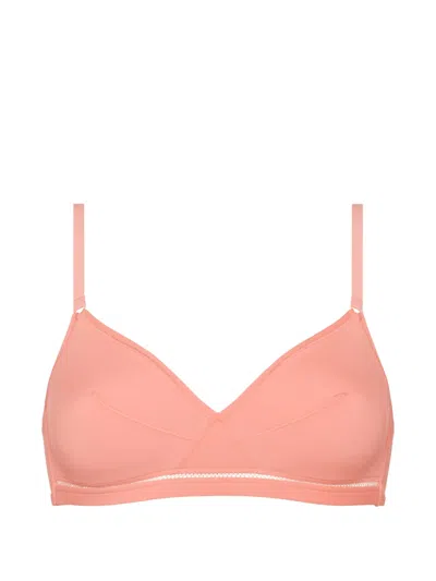 Eres Lydia Soyeuse Wireless Triangle Bra In Brown