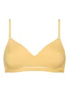 Eres Lydia Soyeuse Wireless Triangle Bra In Yellow