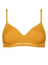 Eres Lydia Soyeuse Wireless Triangle Bra In Yellow