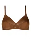 Eres Lydia Soyeux Triangle Bra In Brown