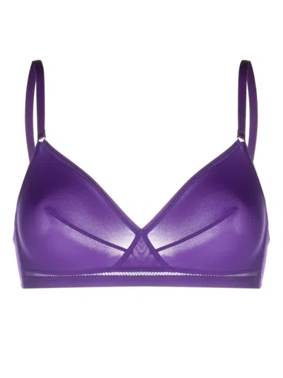 Eres Lydia Soyeux Triangle Bra In Purple