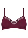 Eres Madeleine Graphic-lace Triangle Bra In Pink
