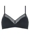 Eres Madeleine Zigzag-trim Bra In Blue