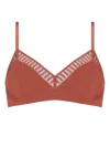 Eres Madeleine Triangle Bra In Brown