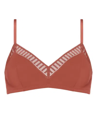 Eres Madeleine Triangle Bra In Brown